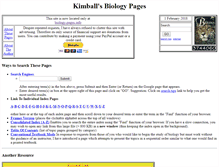 Tablet Screenshot of biology-pages.info